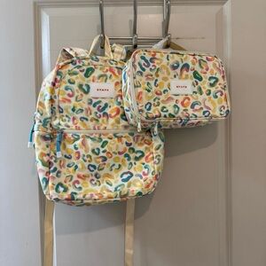 STATE Floral Canvas Backpack and Bag Set